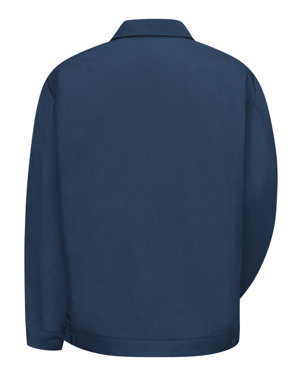 Front View of Navy (Long Sizes) Waist Length Jacket - JT22