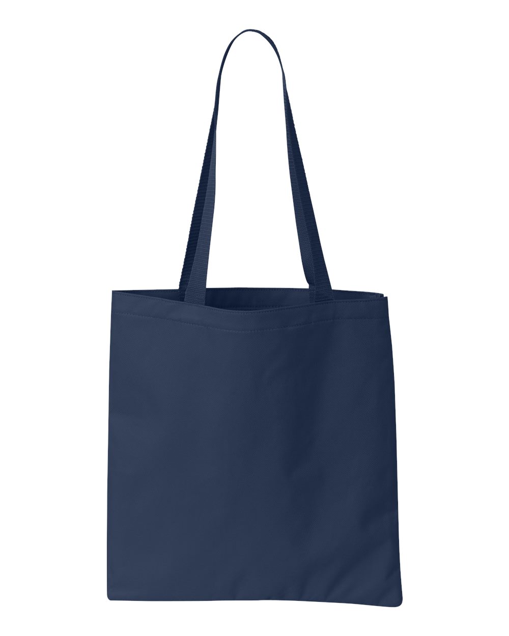 Front View of Navy Madison Basic Tote - 8801