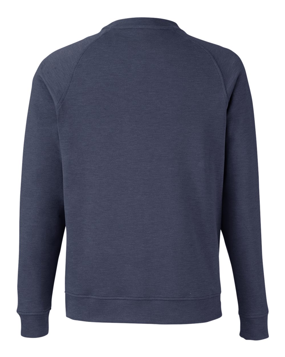 Front View of Navy Melange Men's New Classics® Charleston Pullover - DG482