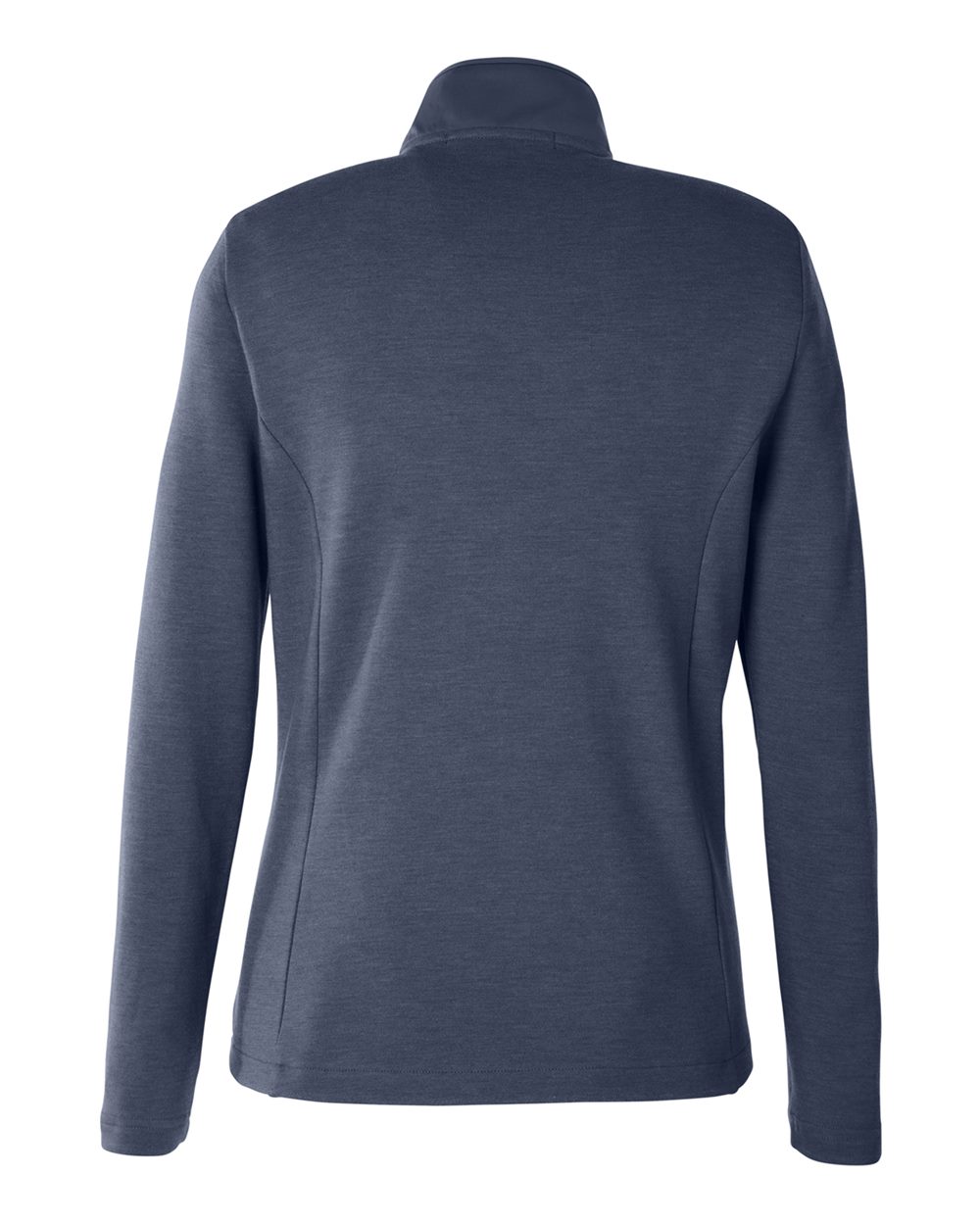 Rear View of Navy Melange/ Navy Women's New Classics® Charleston Hybrid Jacket - DG704W