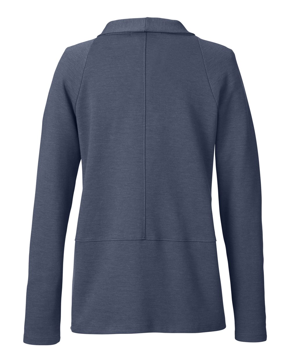 Front View of Navy Melange Women's New Classics® Charleston Cardigan - DG481W