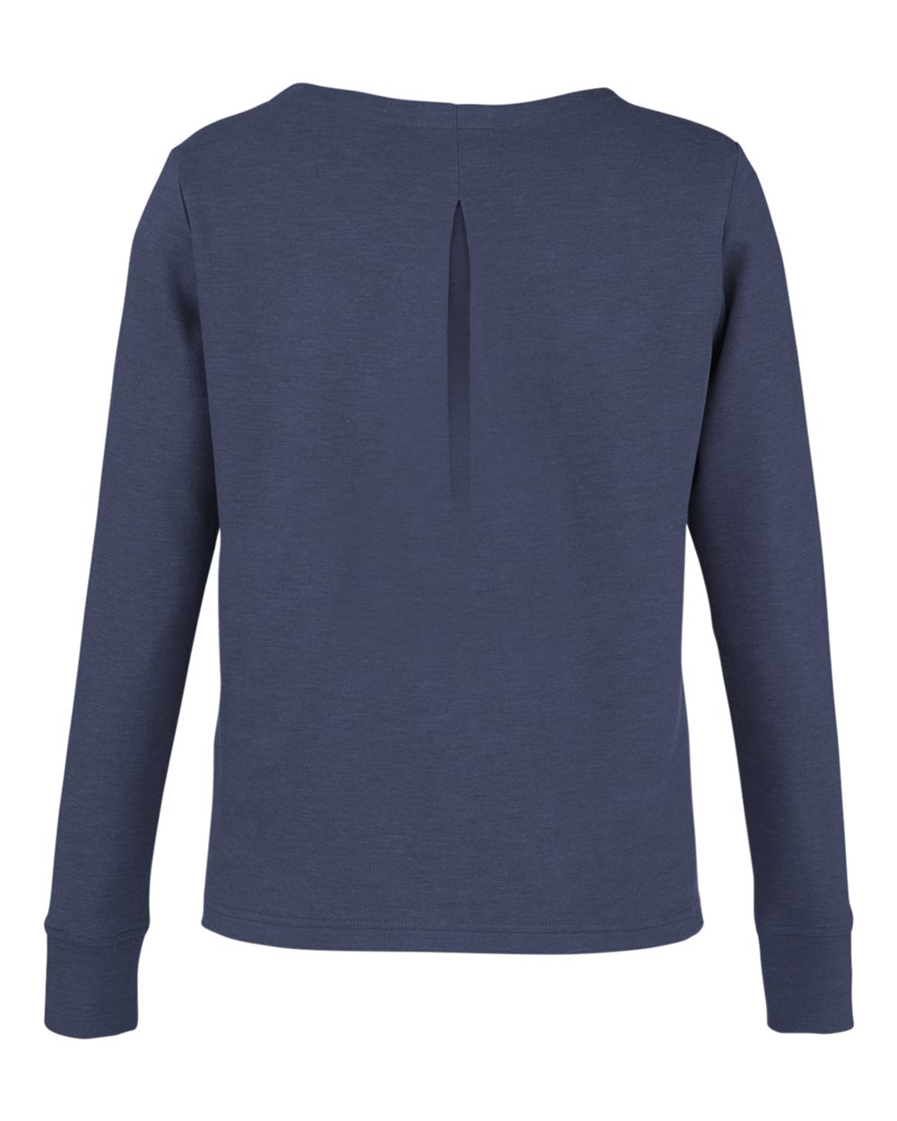 Front View of Navy Melange Women's New Classics® Charleston Pullover - DG482W