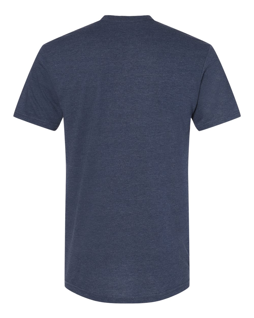 Front View of Navy Mist Softstyle® CVC T-Shirt - 64000CVC
