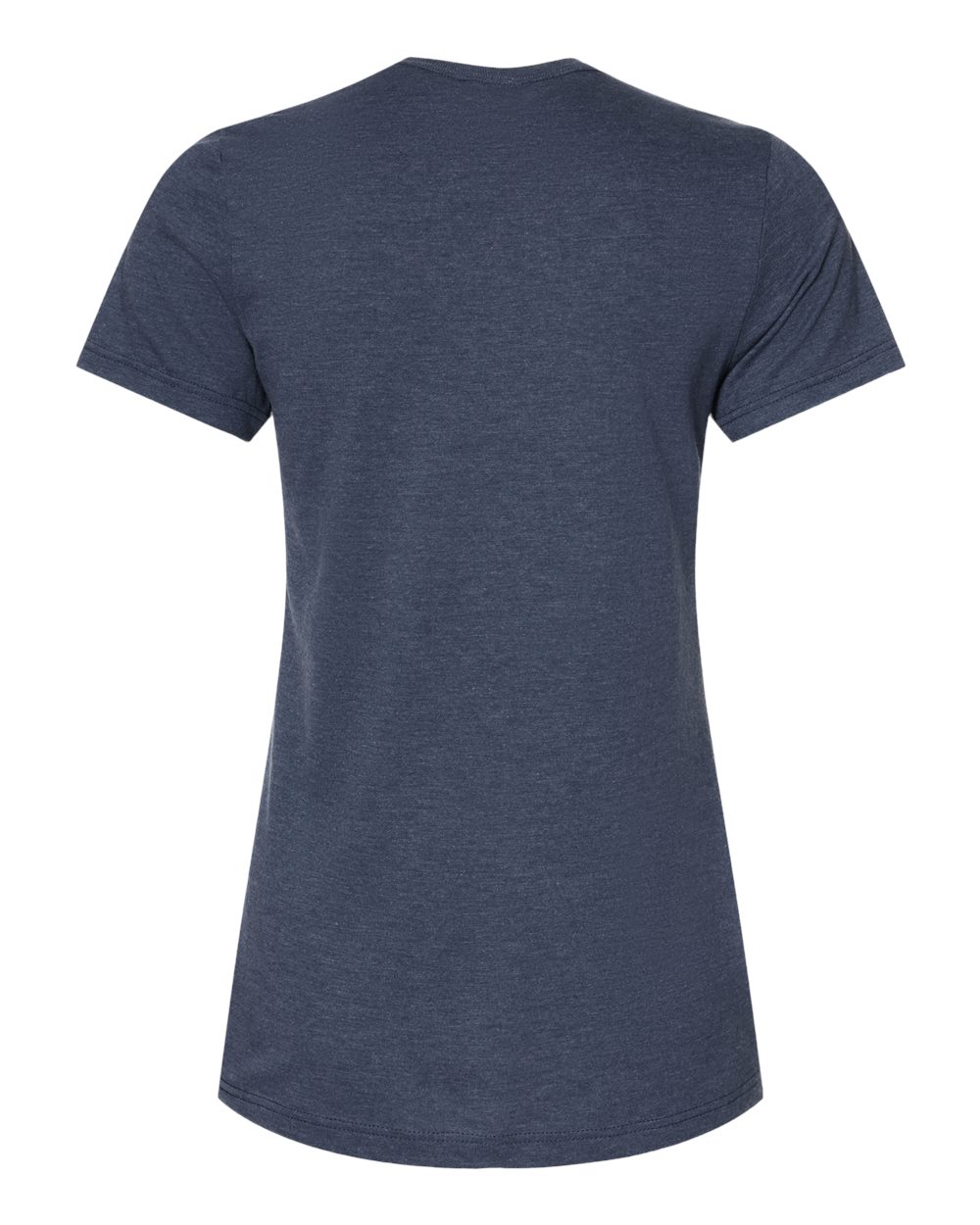 Front View of Navy Mist Softstyle® Women's CVC T-Shirt - 64001LCVC