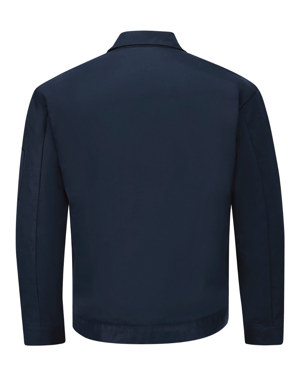 Front View of Navy Performance Crew Jacket - JY20