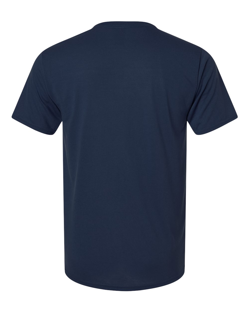 Front View of Navy Performance® T-Shirt - 42000