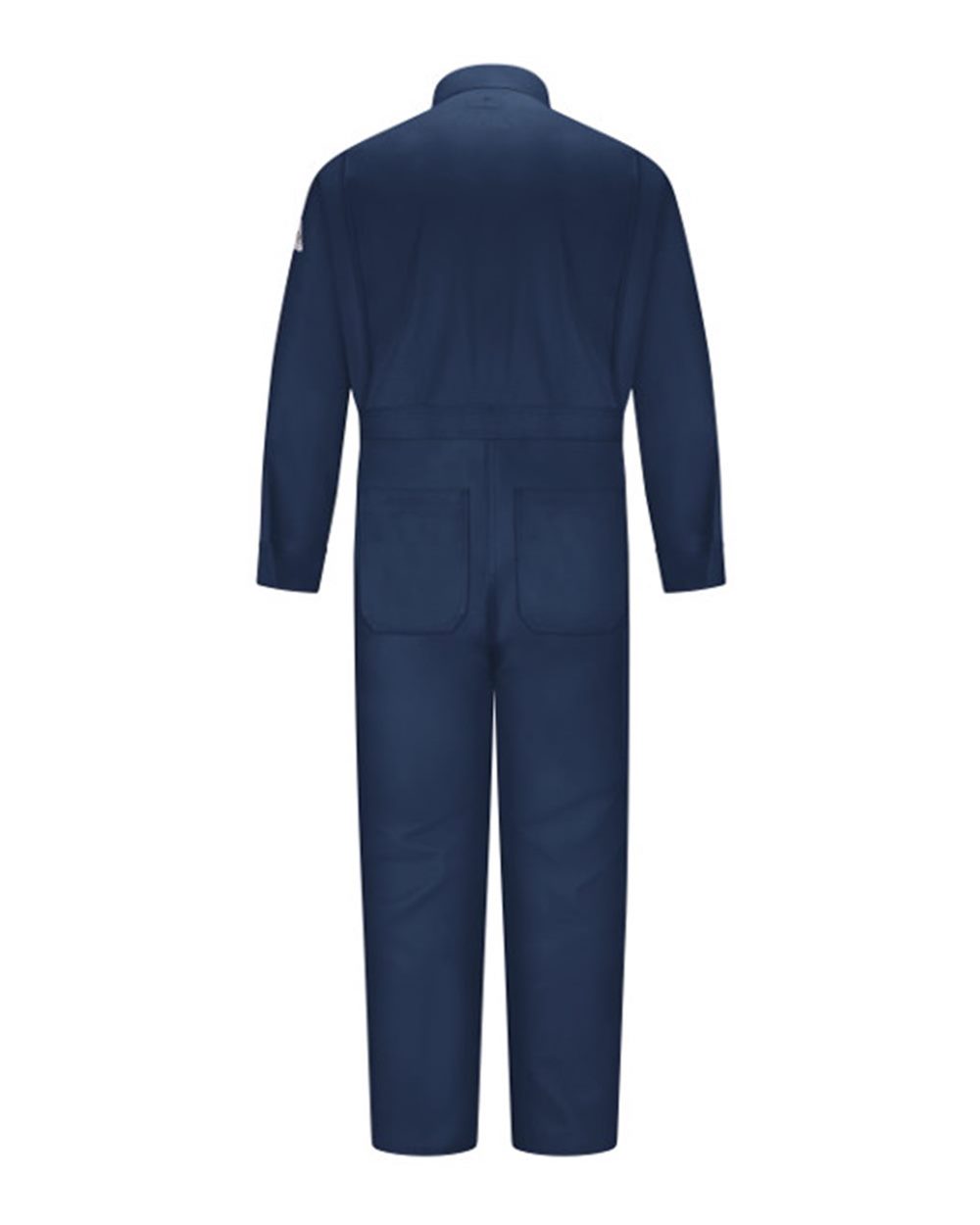 Front View of Navy Premium Coverall - EXCEL FR Tall Sizes - CEB2T