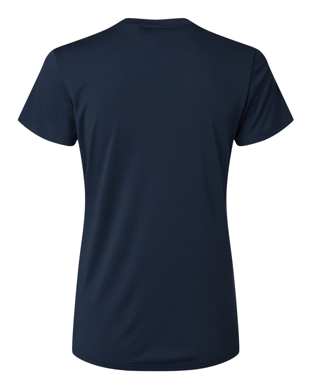 Front View of Navy Pro-Lock Women's Performance T-Shirt - 48000L