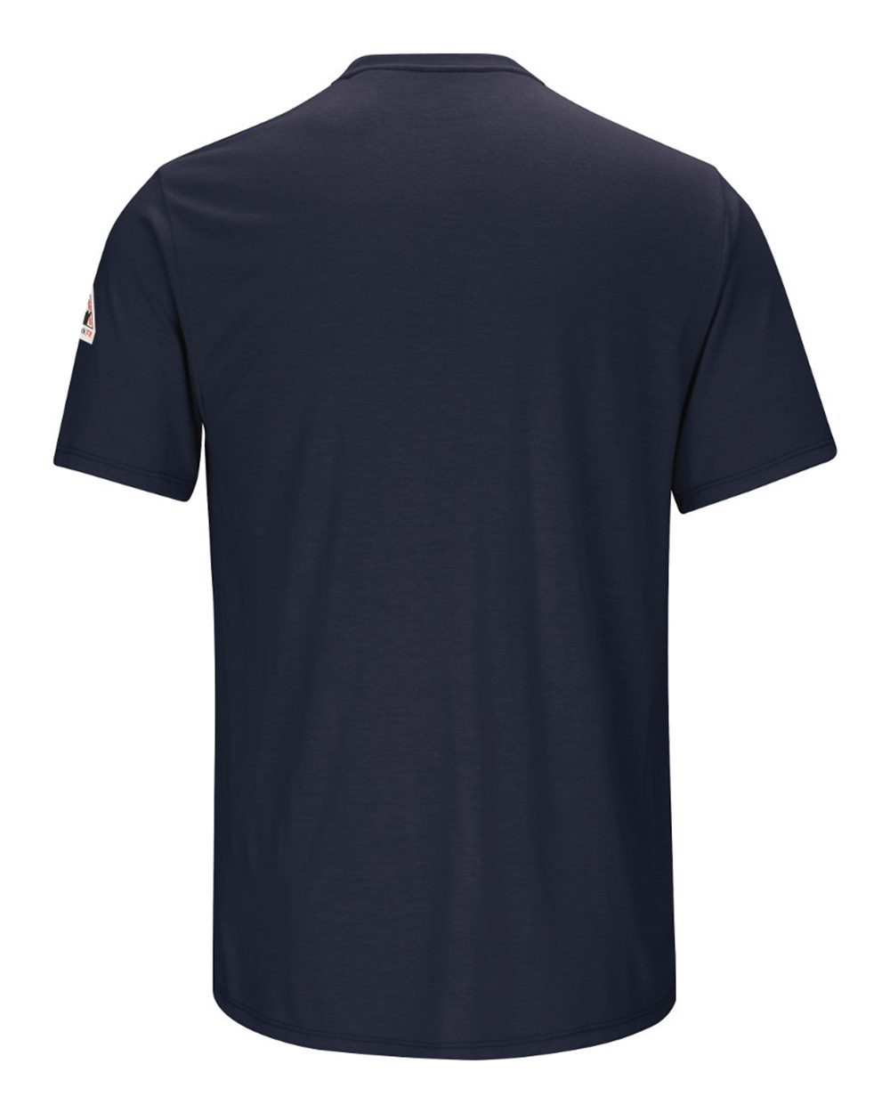 Front View of Navy Short Sleeve Lightweight T-Shirt - Tall Sizes - SMT6T