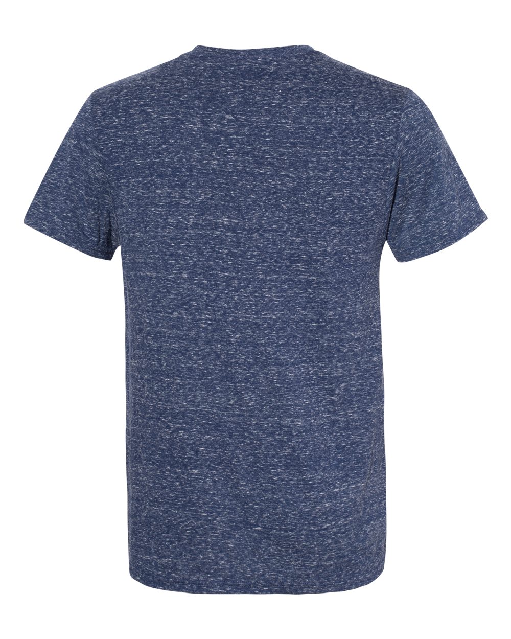 Front View of Navy Snow Heather Jersey T-Shirt - 88MR