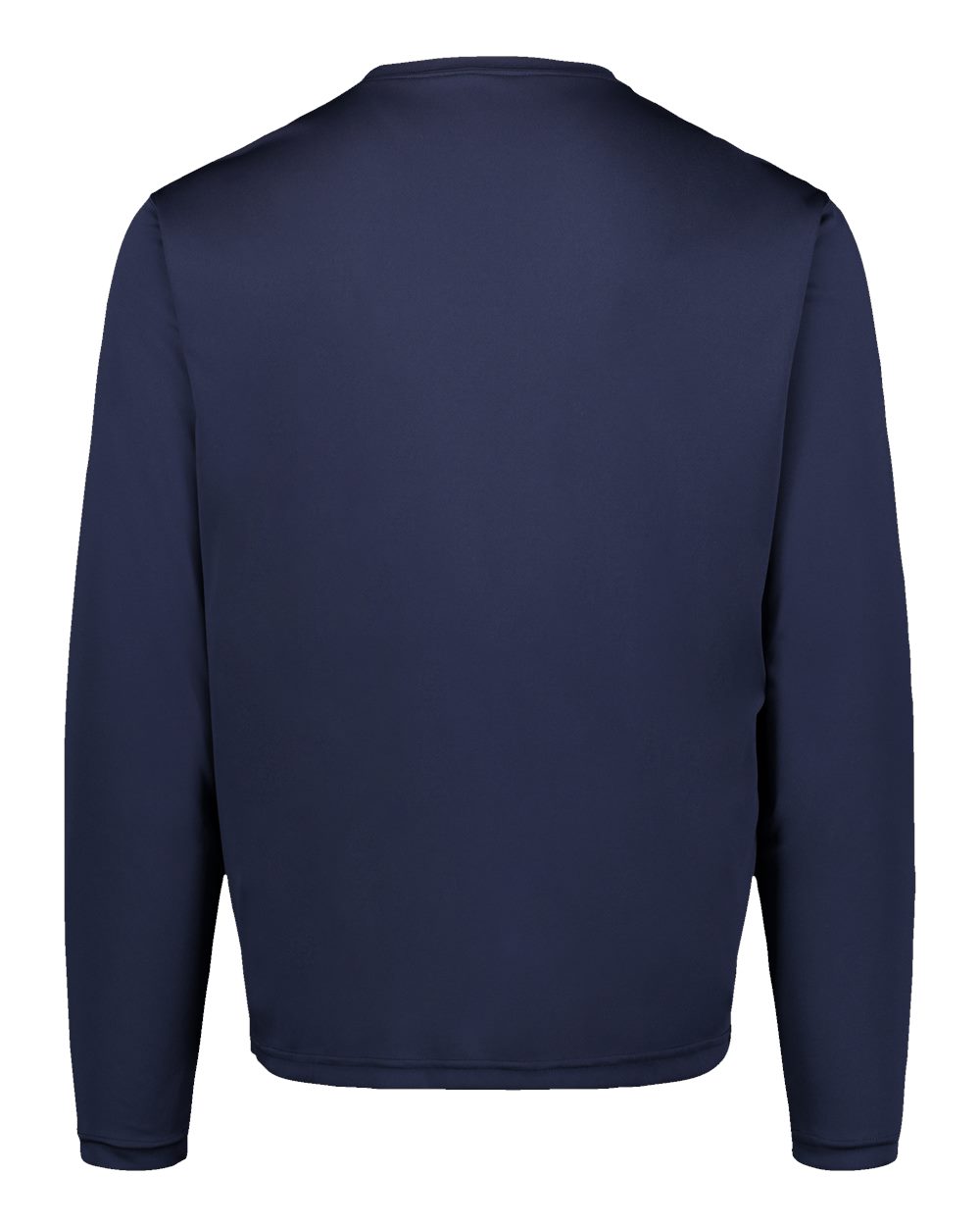 Front View of Navy Sunproof® Long Sleeve T-Shirt - 19456