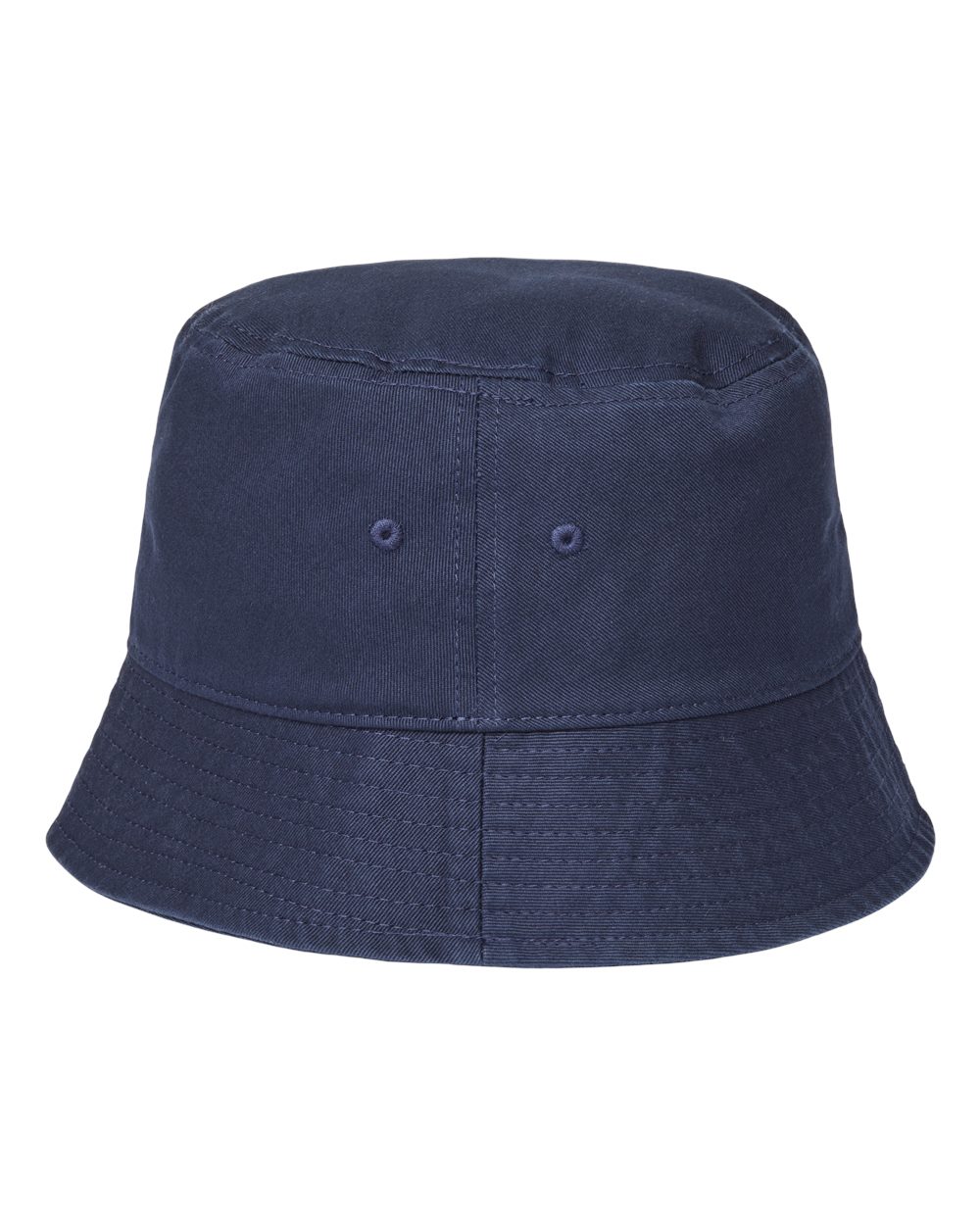 Front View of Navy Sustainable Bucket Hat - POWELL