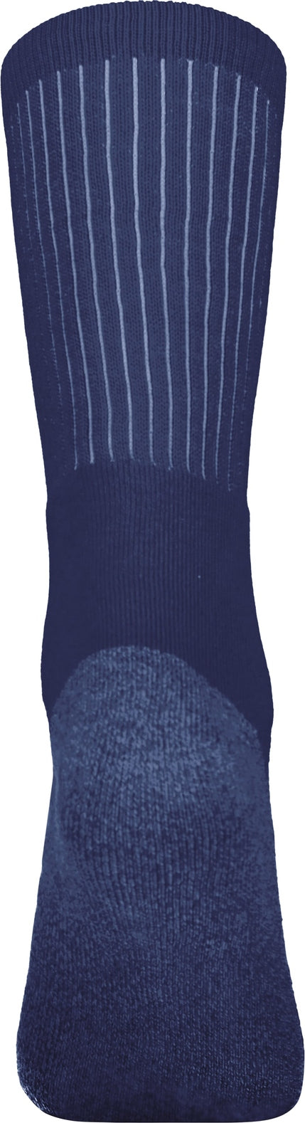 Rear View of NAVY TONAL CREW SOCK