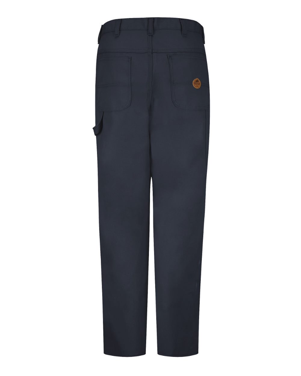 Navy - Unhemmed Duck Dungaree Pants - Extended Sizes - PD30EXT