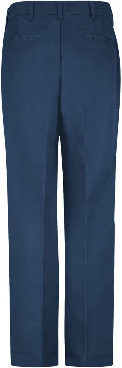 Front View of Navy - Unhemmed Modern Fit Industrial Pants - PT22