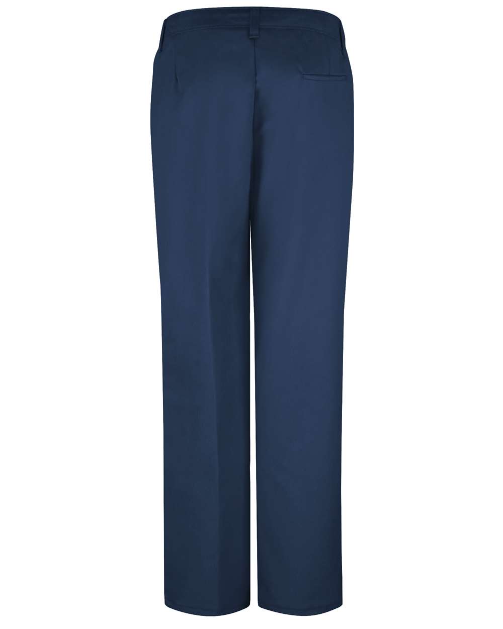 Front View of Navy - Unhemmed Women's Work N Motion Pants - PZ33