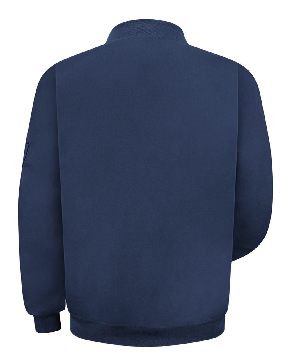 Front View of Navy Unlined Team Jacket - Tall Sizes - JT36T