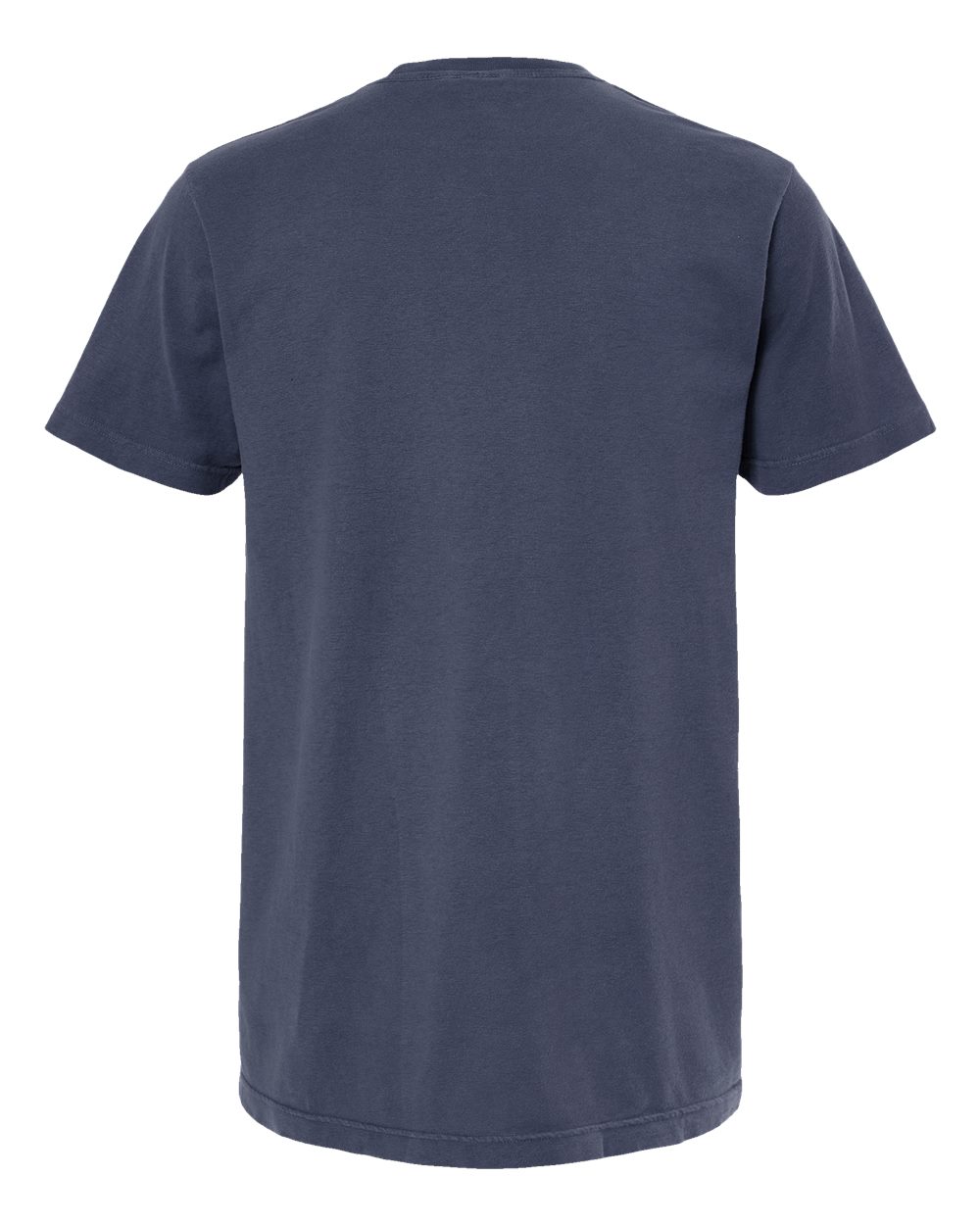 Front View of Navy Vintage Garment-Dyed T-Shirt - 6500M