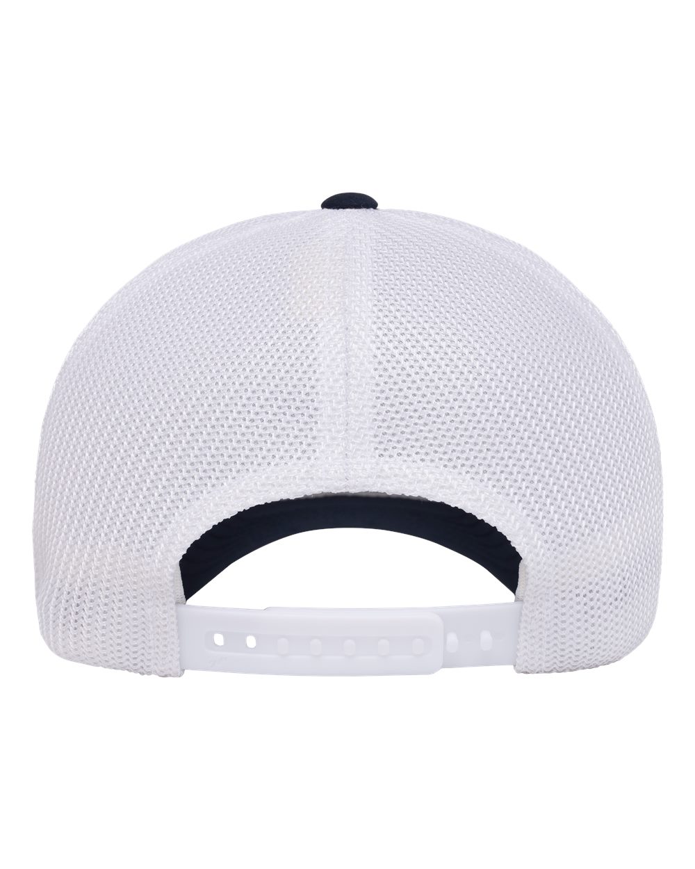 Front View of Navy/ White 110® Recycled Mesh Cap - 110R