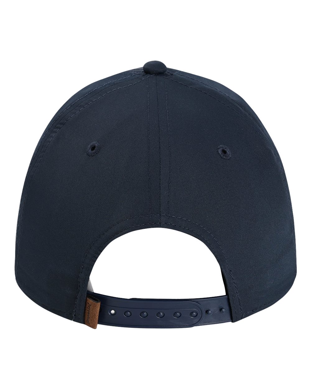 Rear View of Navy/ White The Harrison Cap - 5054U