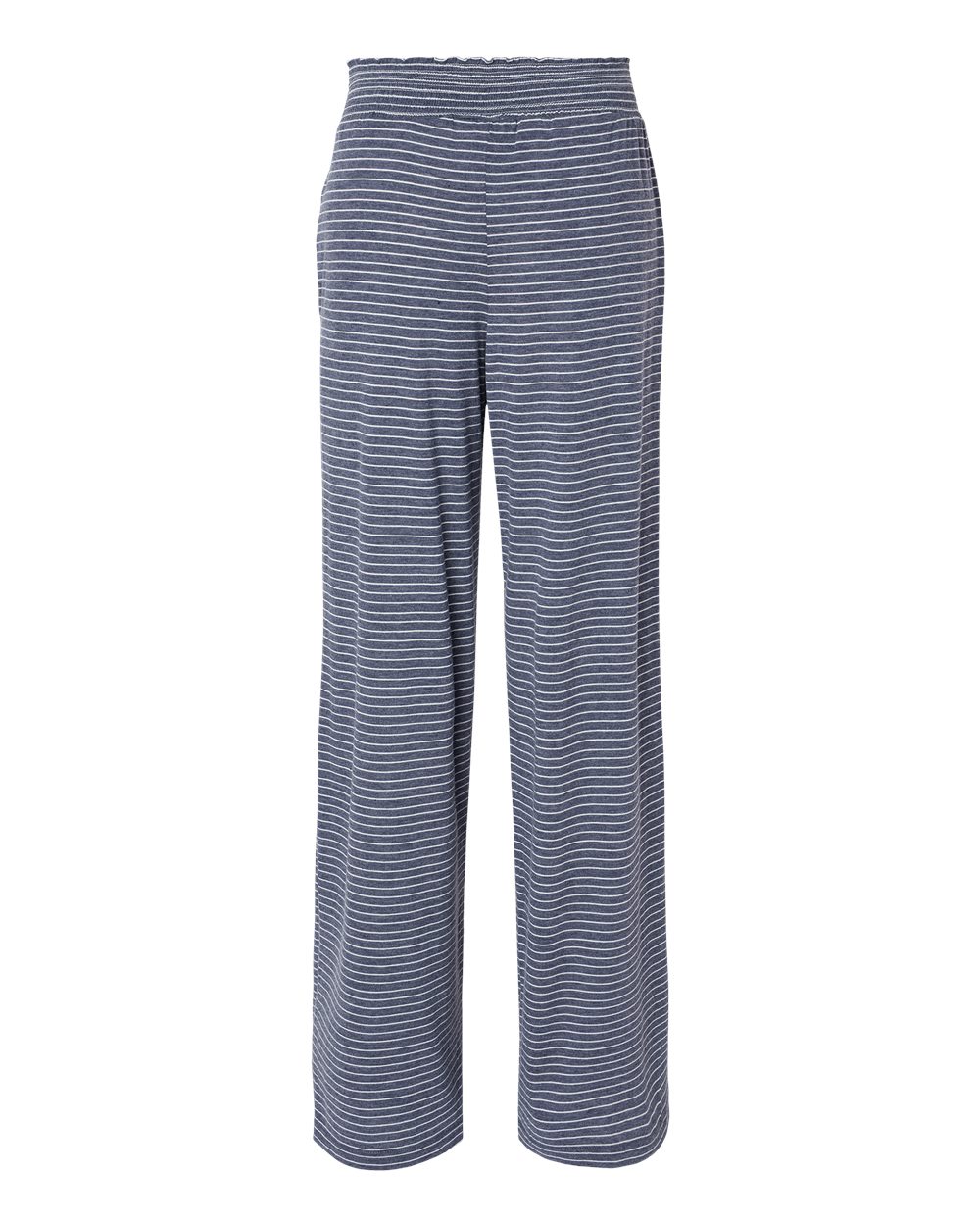 Front View of Navy/ White Women's Evelyn Pants - BW6615