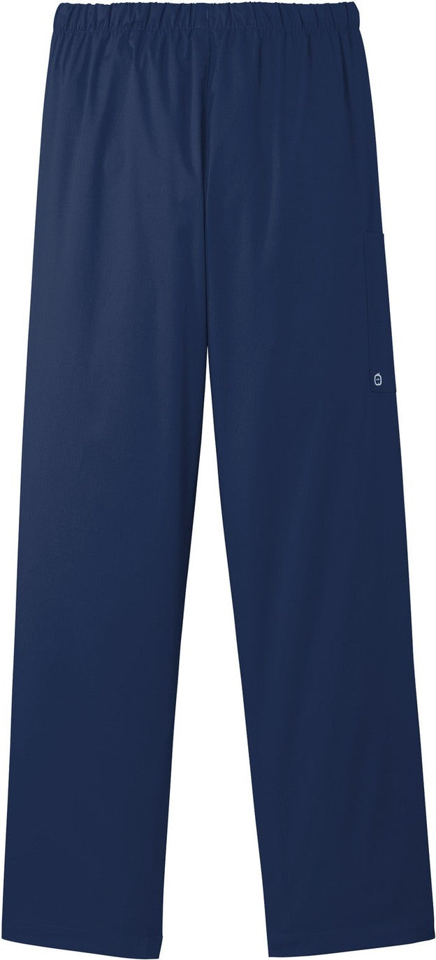 Front View of Navy Wink Women's WorkFlex Cargo Pant WW4550