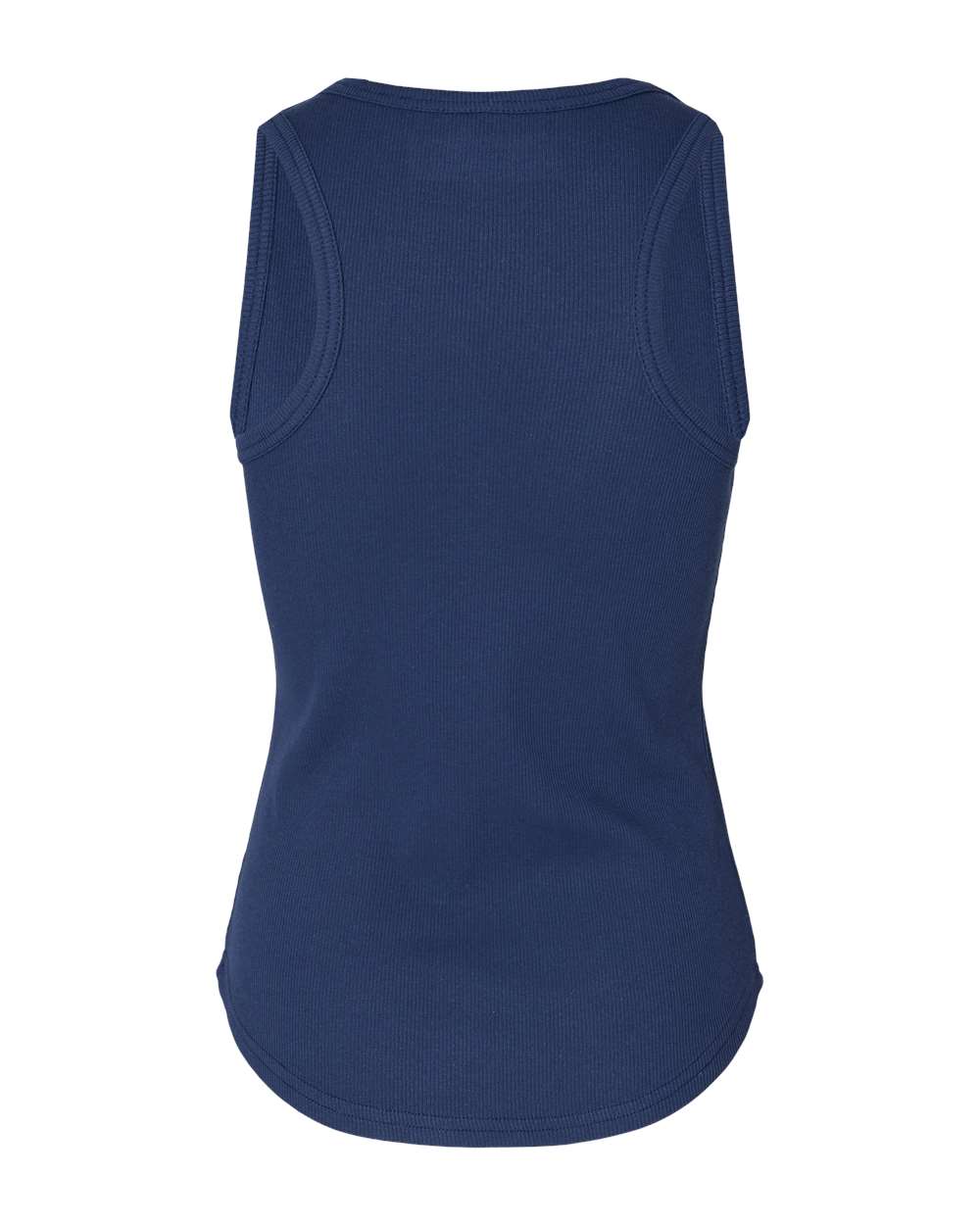 Front View of Navy Women's Adrienne Tank Top - BW2501
