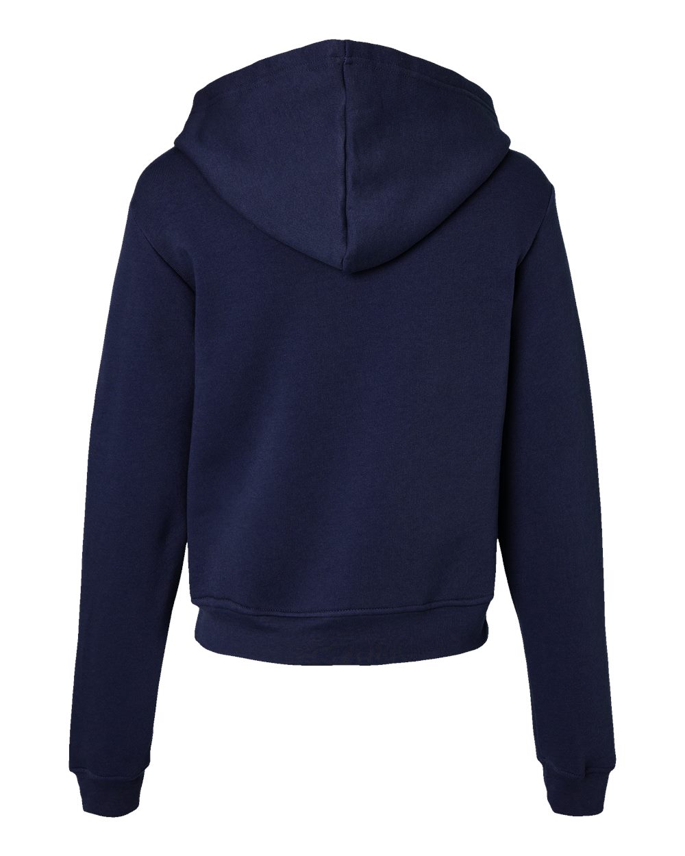 Front View of Navy Women's Classic Hoodie - 7519