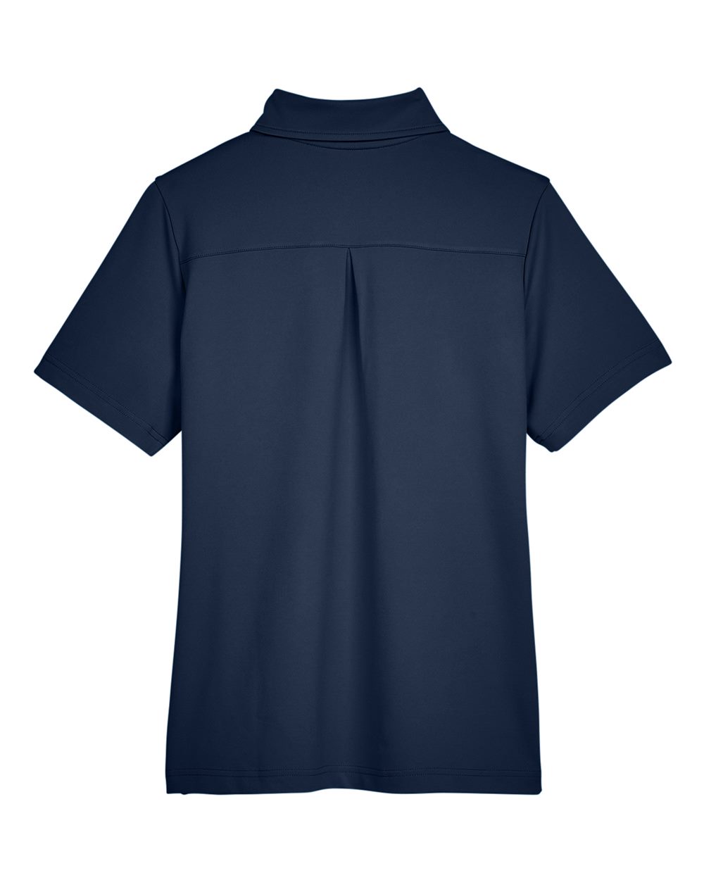 Front View of Navy Women's CrownLux Performance® Range Flex Polo - DG21W