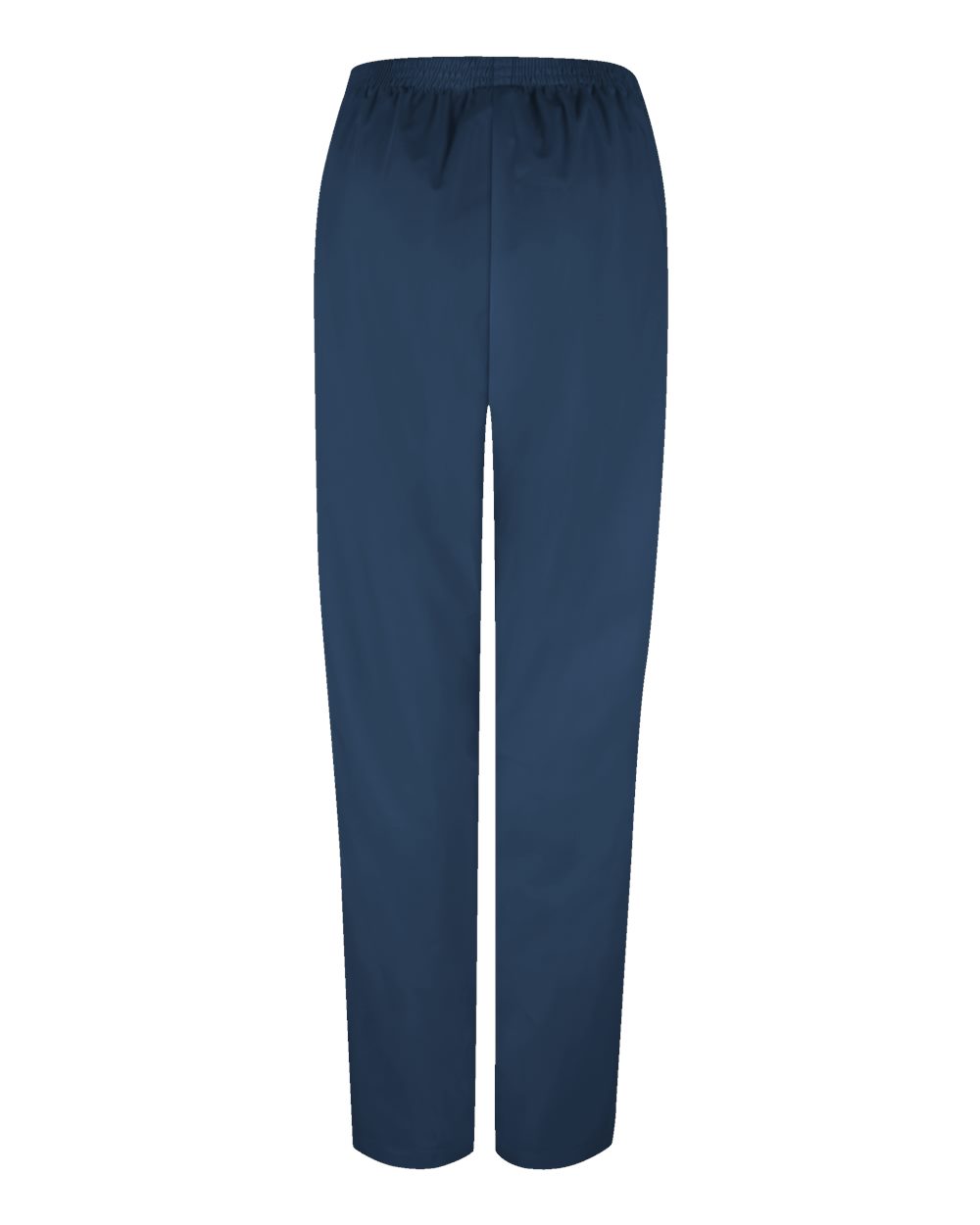 Front View of Navy Women's Easy Wear Poplin Slacks - 2P11