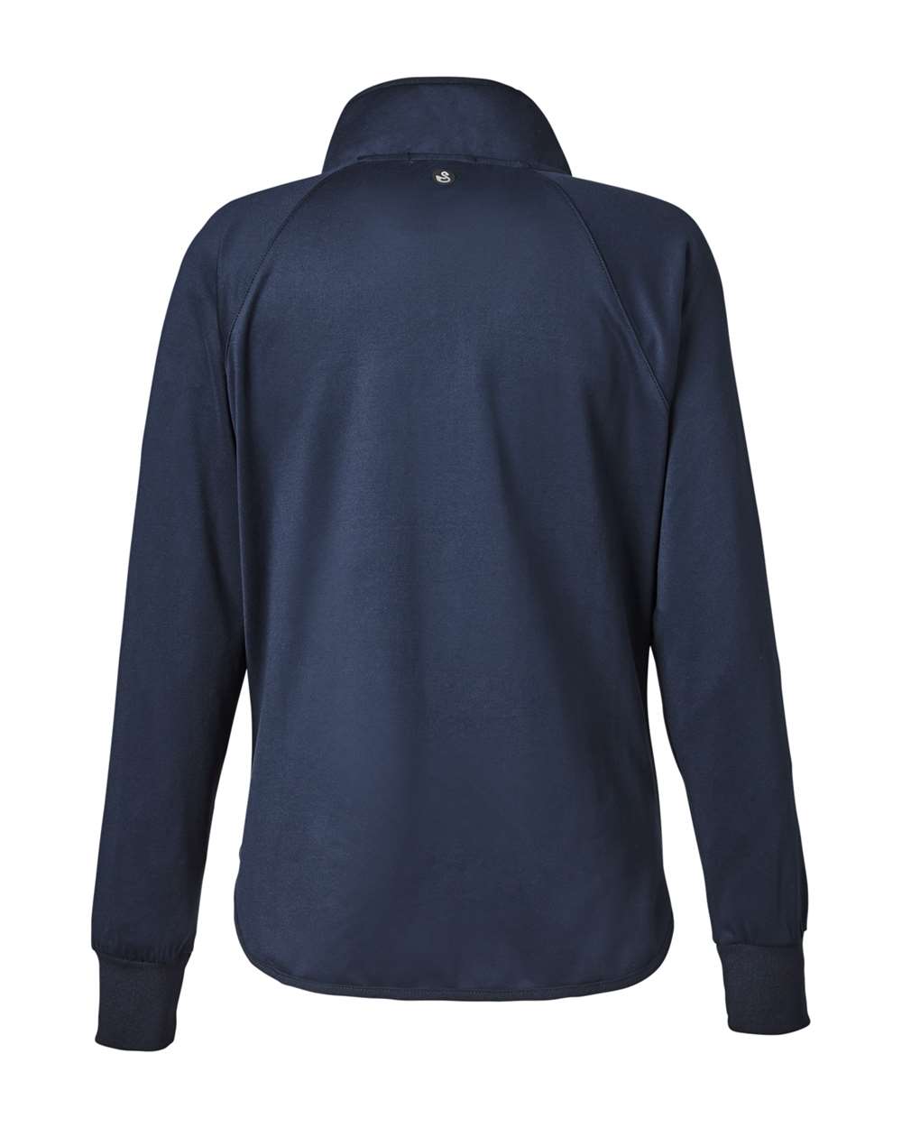 Rear View of Navy Women's Ellis Pullover - SWE400L