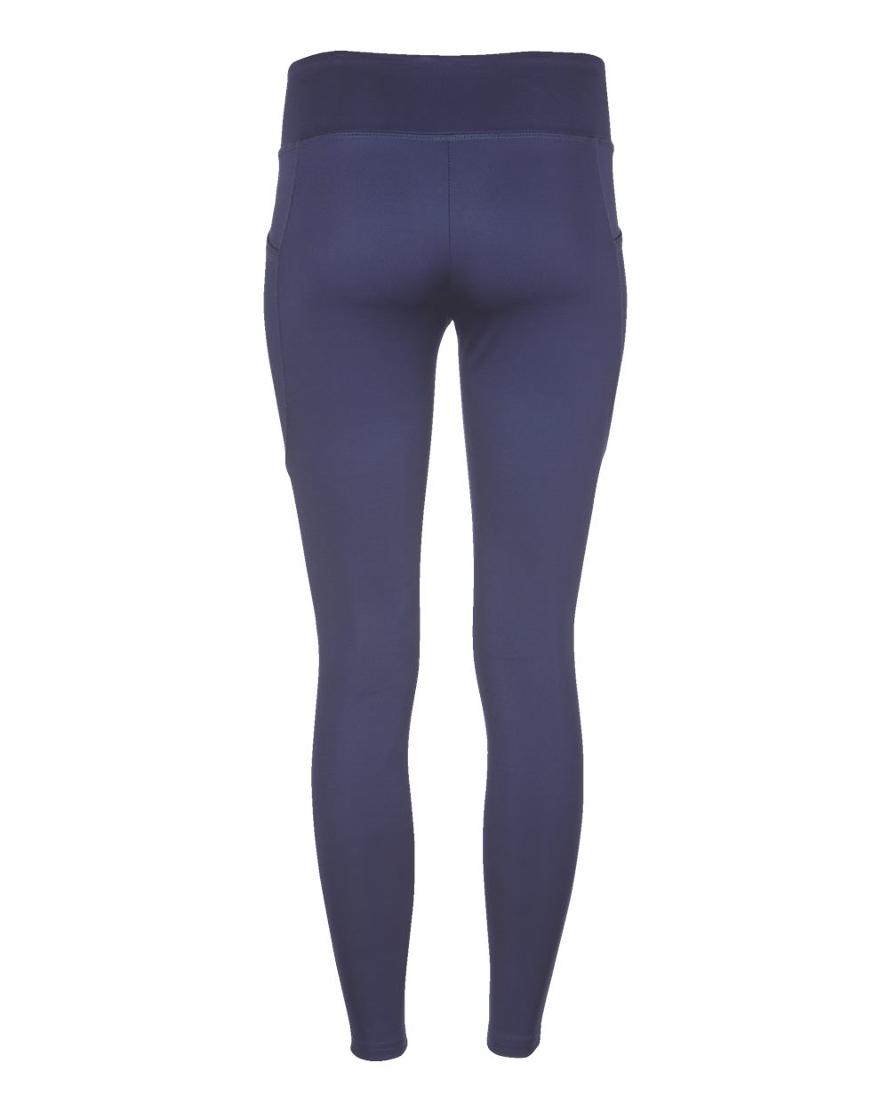 Front View of Navy Women's Luna Leggings - BW6301