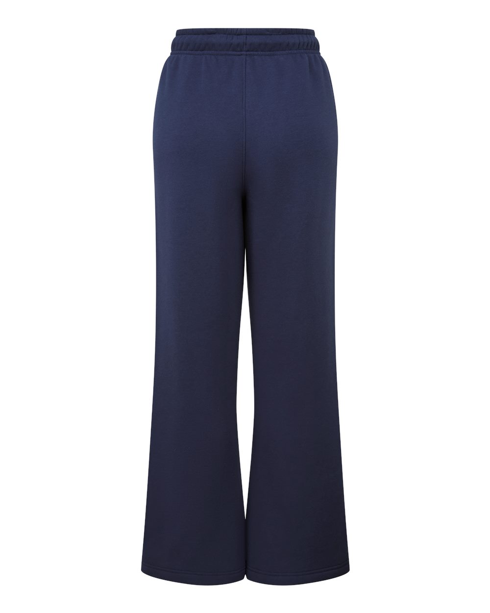 Rear View of Navy Women's Mia Wide Leg Pants - TD607