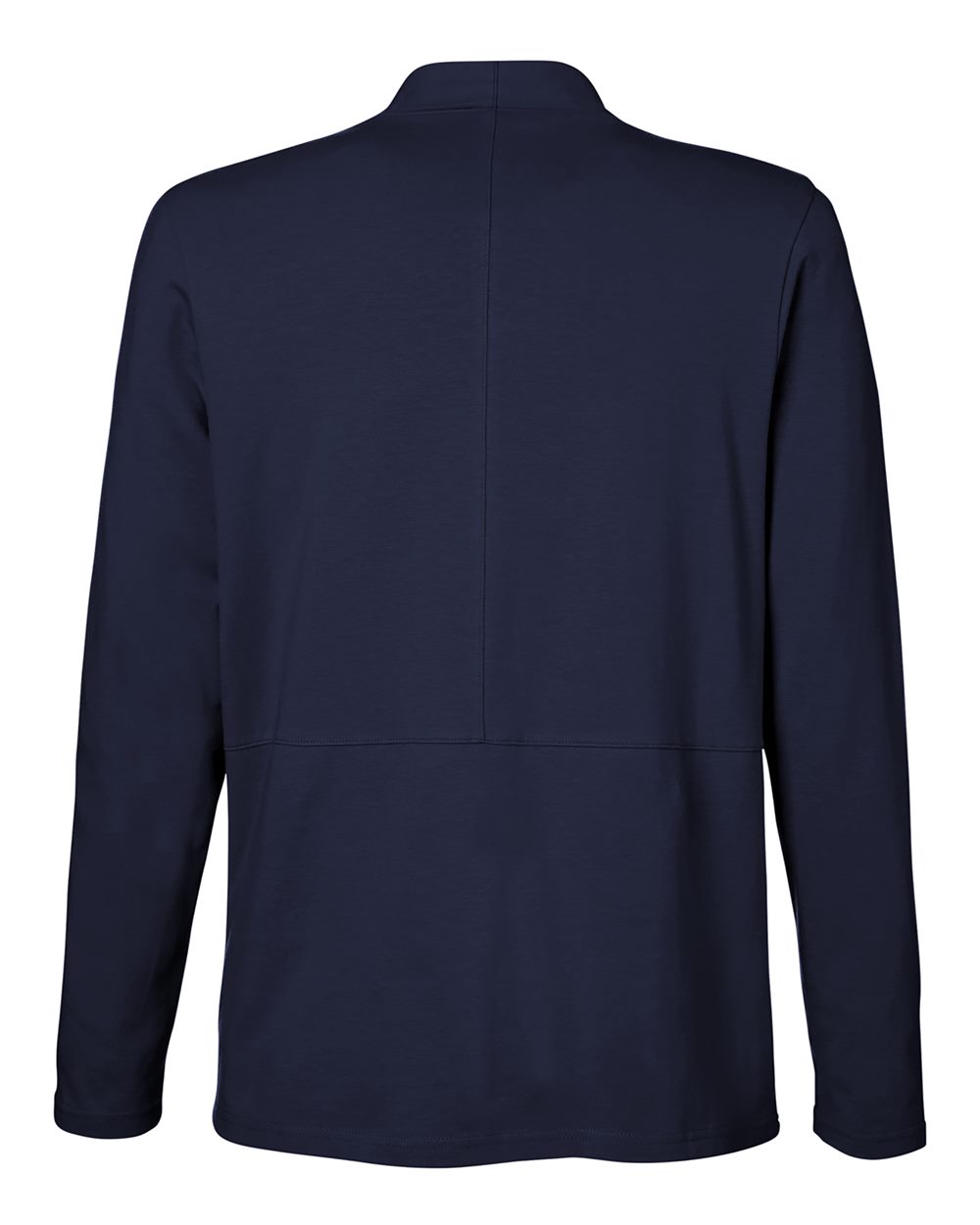 Front View of Navy Women's Raleigh Stretch Cardigan - DP125W