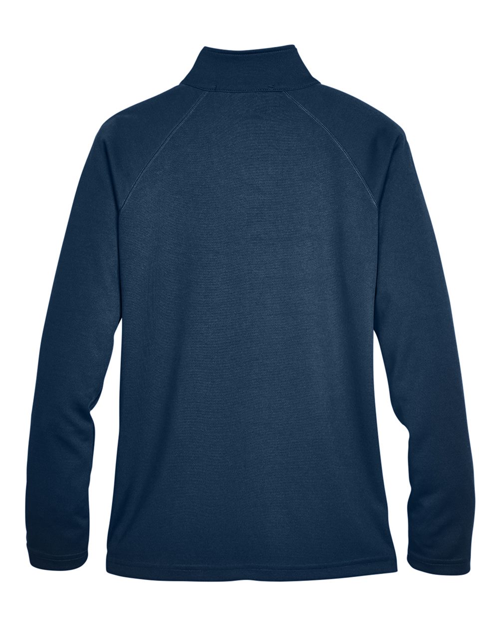 Front View of Navy Women's Stretch Tech-Shell® Compass Full-Zip Jacket - DG420W