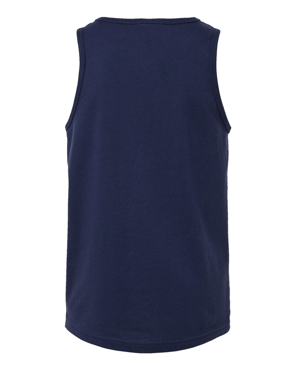 Front View of Navy Youth Jersey Tank - 3480Y