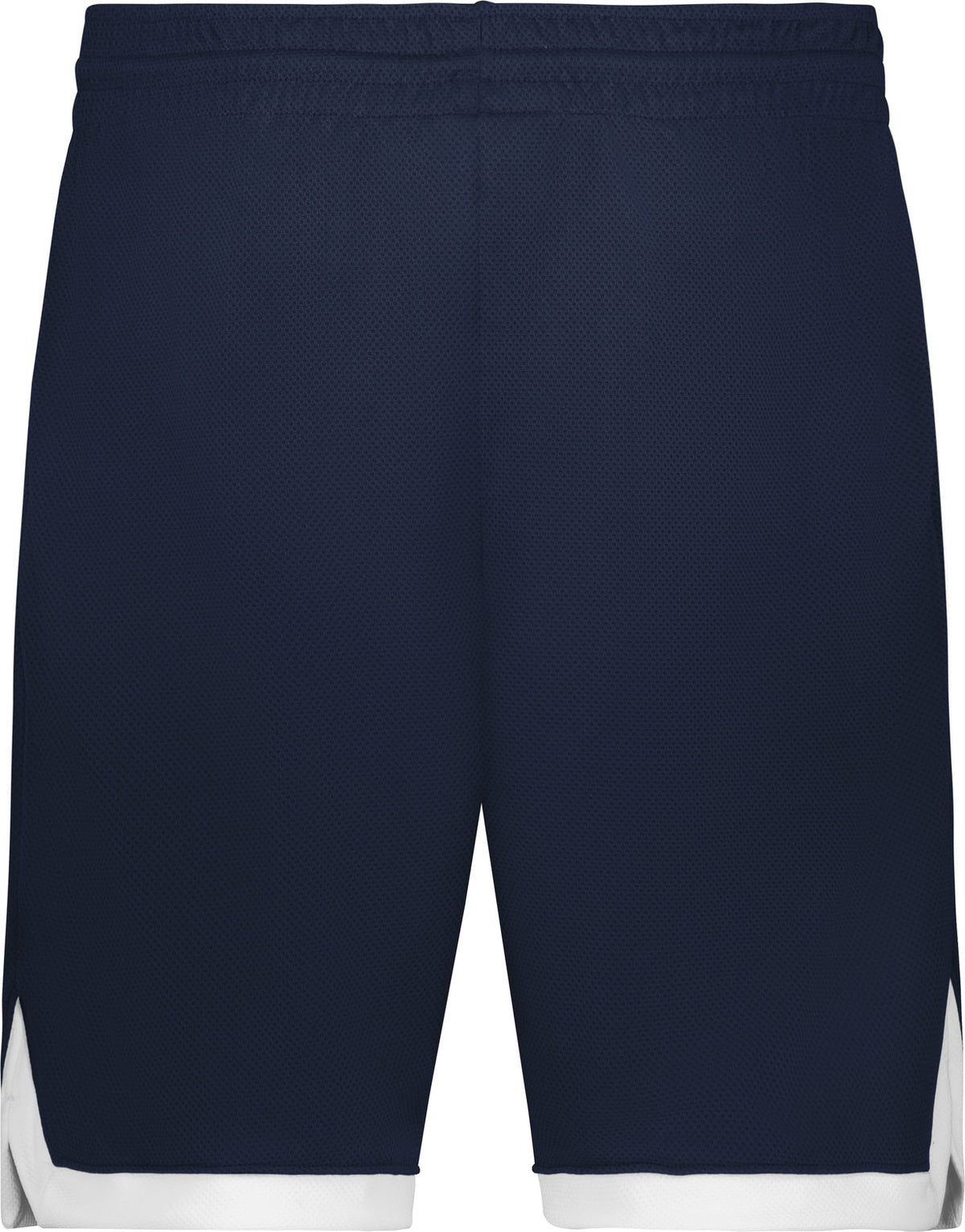 Rear View of NAVY/WHITE COOLCORE ELITE SHORTS