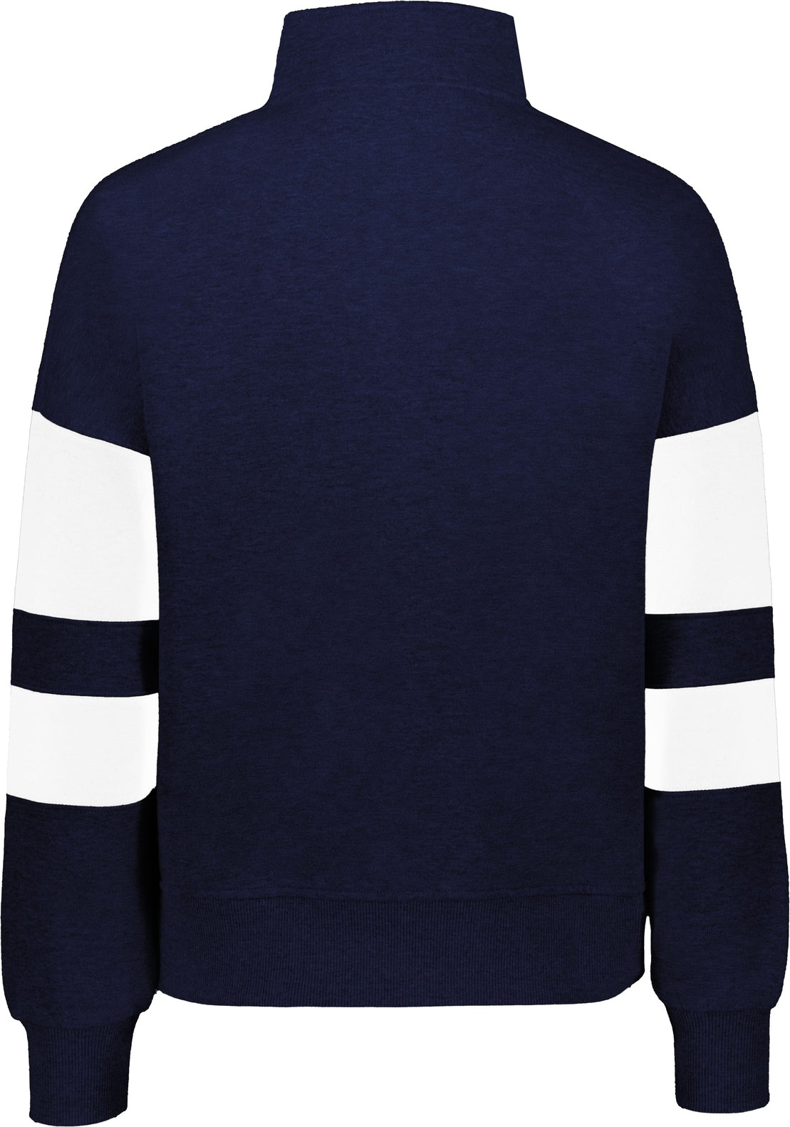 Rear View of NAVY/WHITE JACKSON WAY LDS PULLOVER