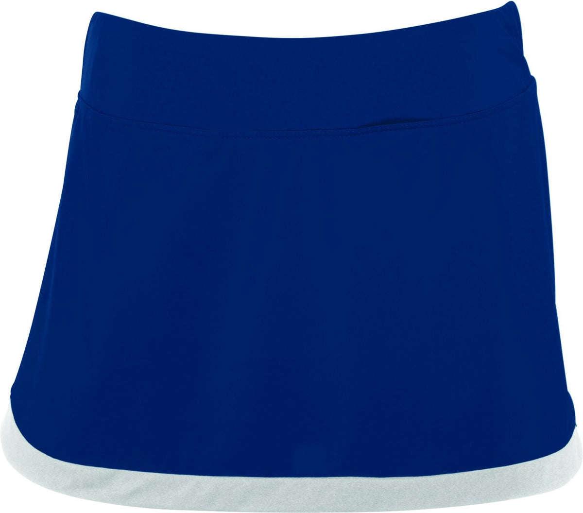Rear View of NAVY/WHITE LDS ACTION COLOR BLOCK SKORT
