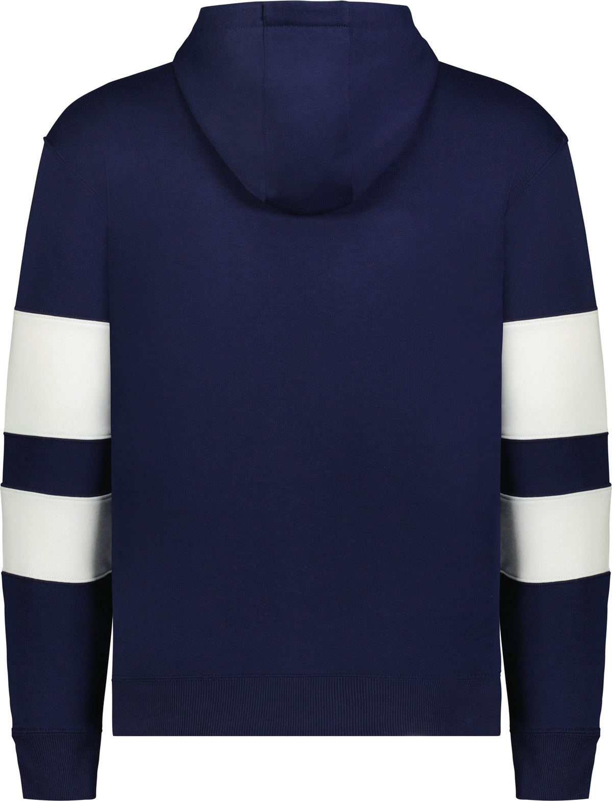 Rear View of NAVY/WHITE YTH JACKSON WAY HOODIE