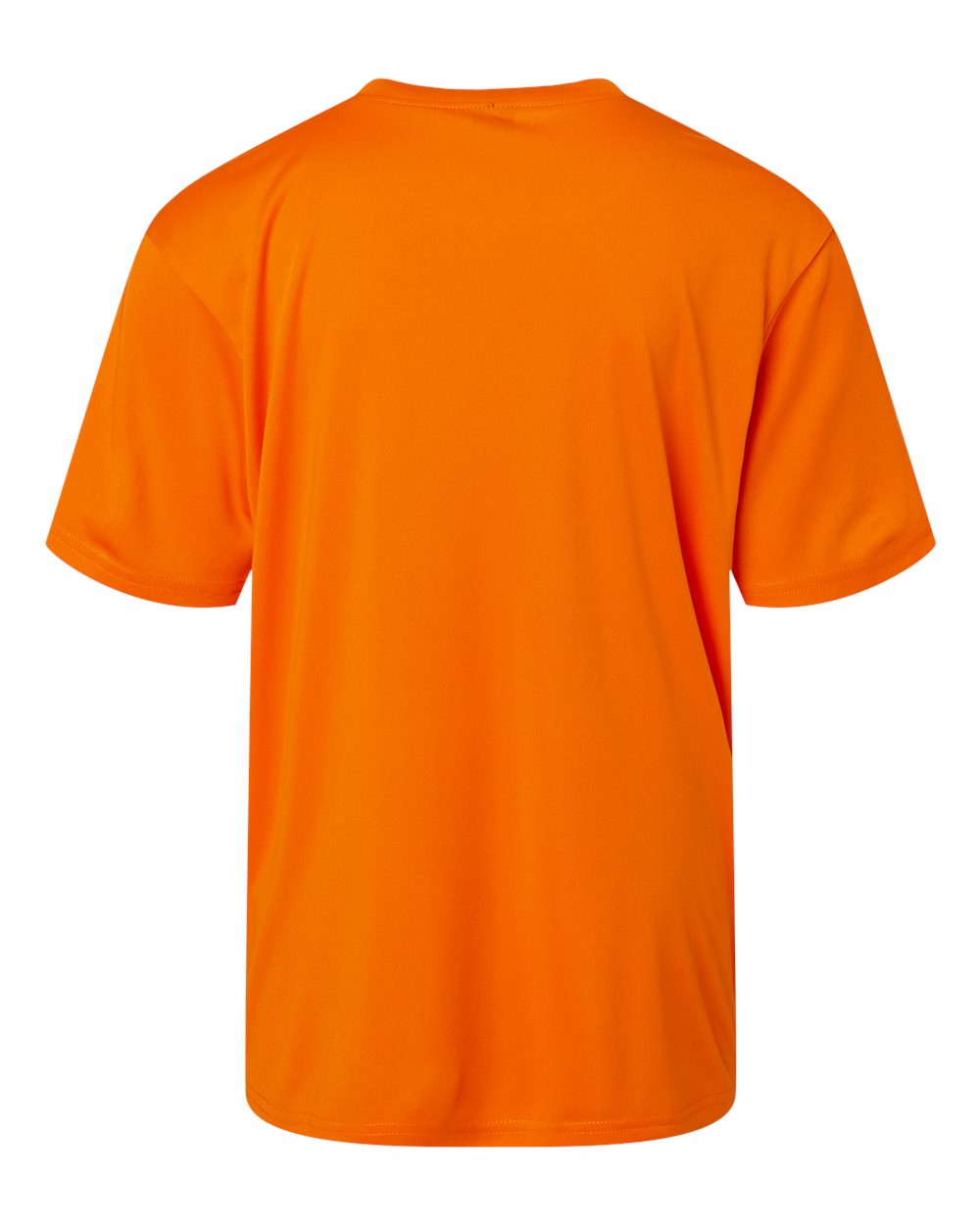 Front View of Neon Orange Pro-Lock Youth Performance T-Shirt - 48000Y