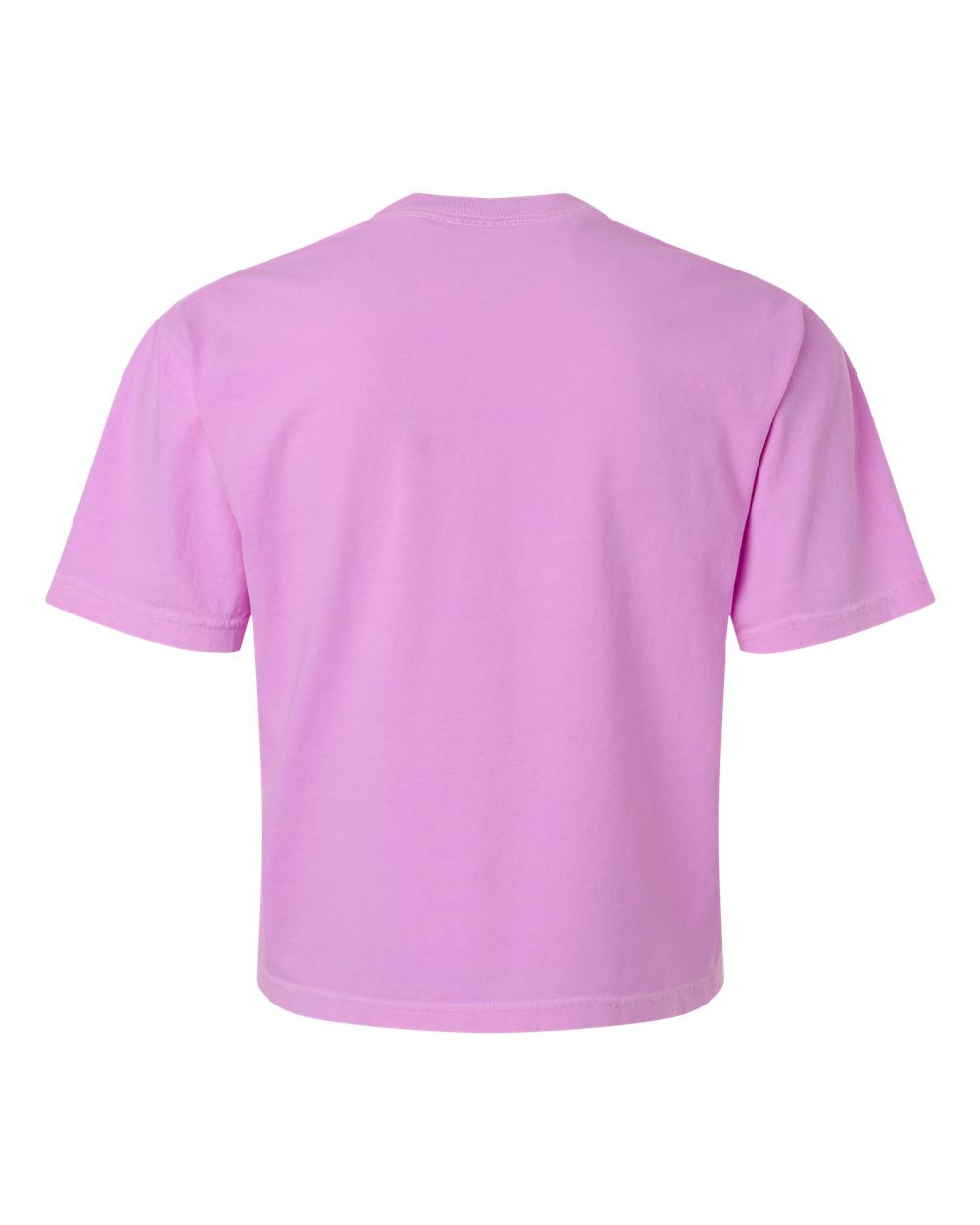 Front View of Neon Violet Women's Heavyweight Boxy T-Shirt - 3023CL