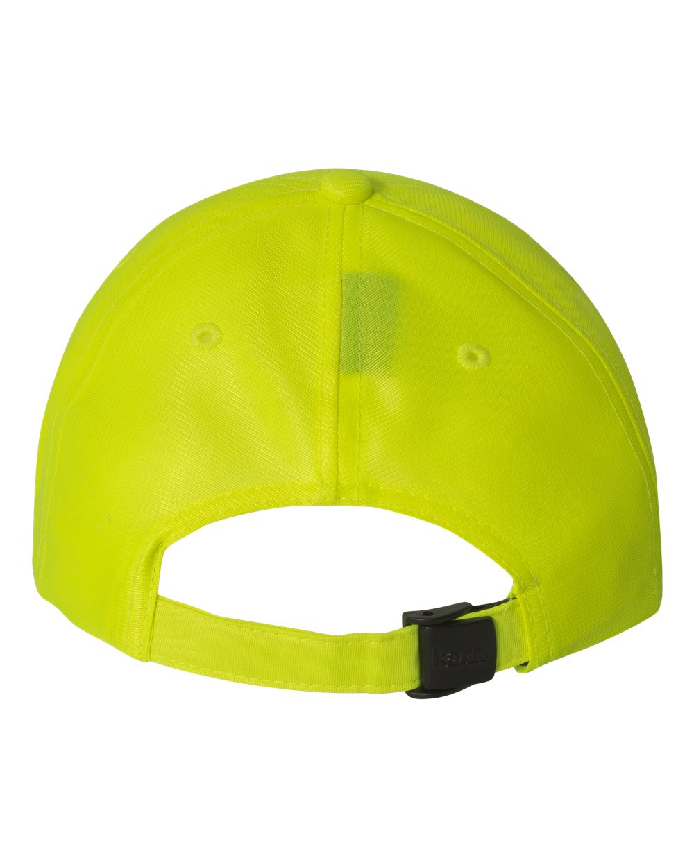 Front View of Neon Yellow Safety Cap - SN100