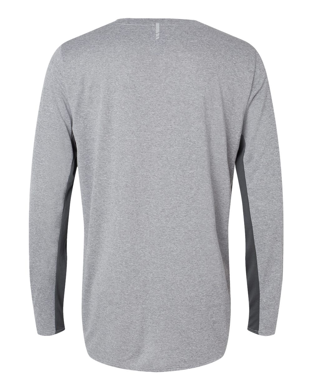 Front View of New Granite Heather Team Issue Hydrolix Long Sleeve T-Shirt - FOA402992