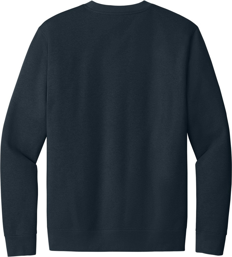 Front View of New Navy District V.I.T. Fleece Crew DT6104