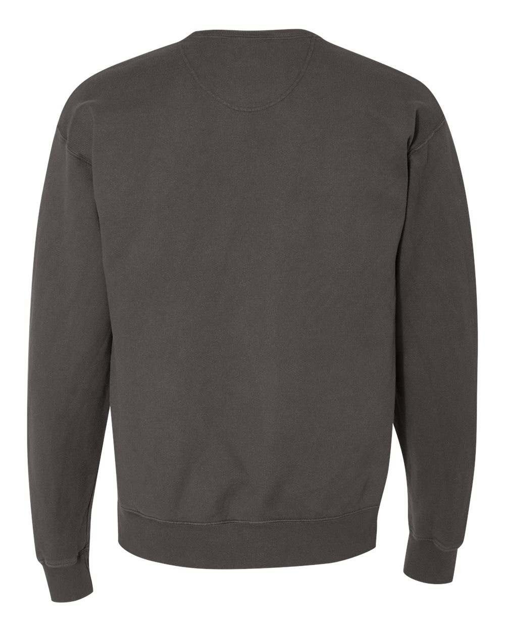 Front View of New Railroad Grey Garment-Dyed Crewneck Sweatshirt - GDH400