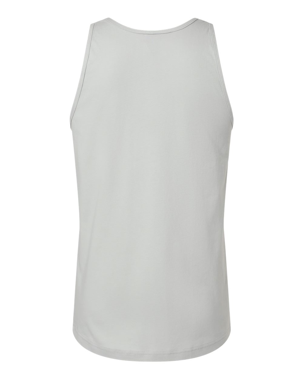 Front View of New Silver Fine Jersey Tank - 2408