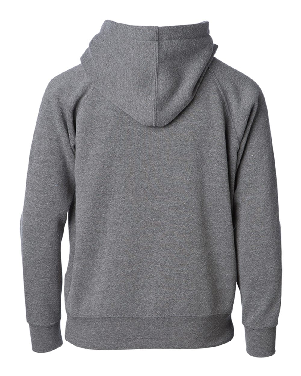Rear View of Nickel Youth Lightweight Special Blend Raglan Zip Hood - PRM15YSBZ