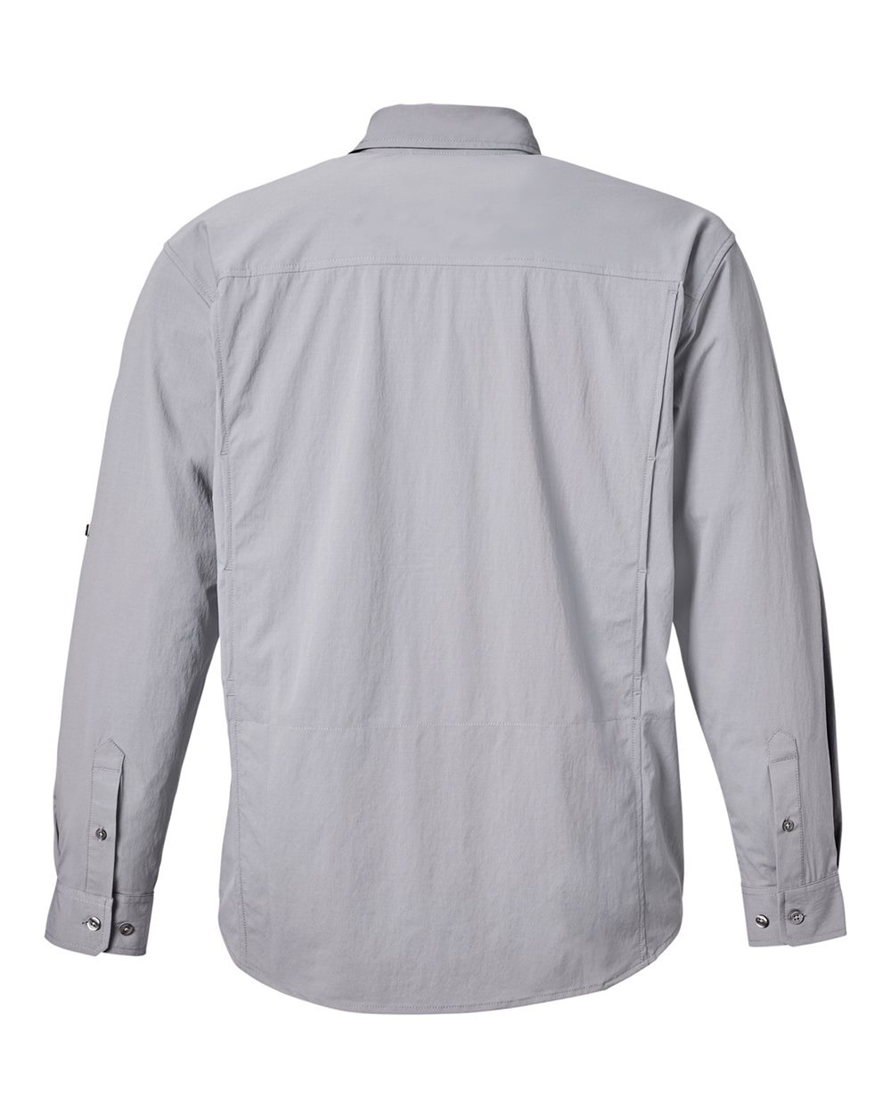 Rear View of Night Owl Creekbed Long Sleeve Shirt - H150184