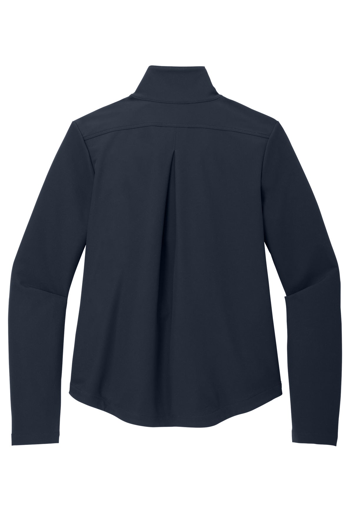 Front View of NightNavy Mercer+Mettle Women's Stretch Soft Shell Jacket MM7103